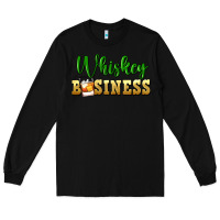 Black whiskey business Long Sleeve Tee - FaDigitalArtStudio