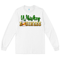 White whiskey business Long Sleeve Tee - FaDigitalArtStudio
