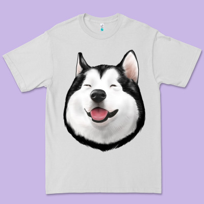 Husky Premium Tee Designed By Jasminsmagicworld