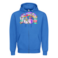 True Royal unicorn coffee cups Zipper Hoodie - AdoDesignShop
