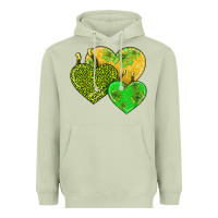 Matcha st patricks day hearts Heavyweight Hoodie - AdoDesignShop