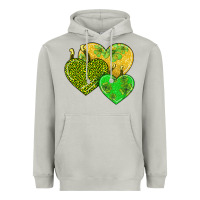 Moon Dust st patricks day hearts Heavyweight Hoodie - AdoDesignShop