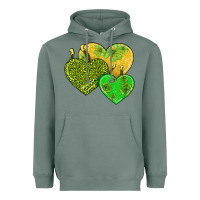 Sage st patricks day hearts Heavyweight Hoodie - AdoDesignShop