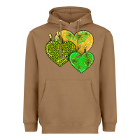 Toasted Coconut st patricks day hearts Heavyweight Hoodie - AdoDesignShop