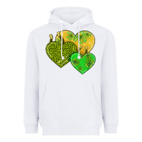White st patricks day hearts Heavyweight Hoodie - AdoDesignShop