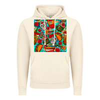 Vintage Artic hispanic heritage month coffee cups and taco with glitter and leopard  Vintage Hoodie - BundleAndBundleShop