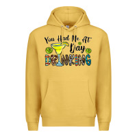 Antique Gold you had me at day drinkg Premium Hoodie - CowhideDigitalArt