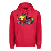 Cardinal you had me at day drinkg Premium Hoodie - CowhideDigitalArt