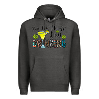 Charcoal Heather you had me at day drinkg Premium Hoodie - CowhideDigitalArt