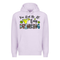 Lilac you had me at day drinkg Premium Hoodie - CowhideDigitalArt