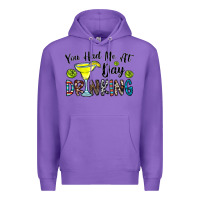Purple you had me at day drinkg Premium Hoodie - CowhideDigitalArt