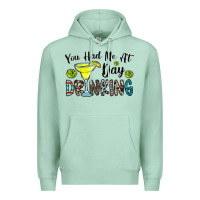 Seafoam you had me at day drinkg Premium Hoodie - CowhideDigitalArt