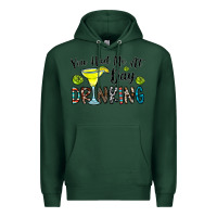 Sports Green you had me at day drinkg Premium Hoodie - CowhideDigitalArt