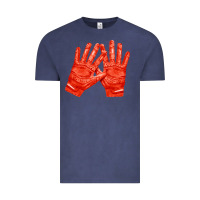 Vintage Denim receiver gloves fa element 1 Vintage Tee - FaDigitalArtStudio