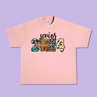 Western Senior 2024 Cow Urban Heavy Tee Designed By Ranaportraitstore