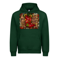 Forest Green cowboy boots christmas Urban Hoodie - JahusDesignShop