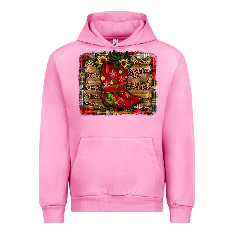 Cowboy Boots Christmas Urban Hoodie by JahusDesignShop | Teevron