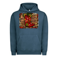 Pigment Midnight Navy cowboy boots christmas Urban Hoodie - JahusDesignShop
