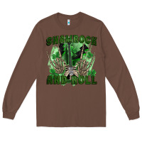 Chestnut shamrock and roll Long Sleeve Tee - FaDigitalArtStudio
