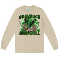 Mushroom shamrock and roll Long Sleeve Tee - FaDigitalArtStudio