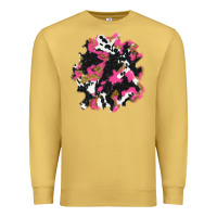 Antique Gold valentine's day cow patches Premium Sweatshirt - AdoDesignShop