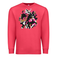 Cardinal valentine's day cow patches Premium Sweatshirt - AdoDesignShop