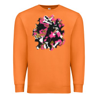 Carrot valentine's day cow patches Premium Sweatshirt - AdoDesignShop