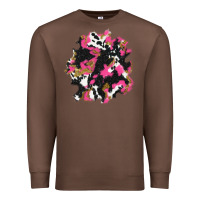 Chestnut valentine's day cow patches Premium Sweatshirt - AdoDesignShop