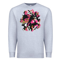 Heather Grey valentine's day cow patches Premium Sweatshirt - AdoDesignShop