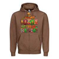 Chestnut nacho average direktor Zipper Hoodie - AdoDesignShop