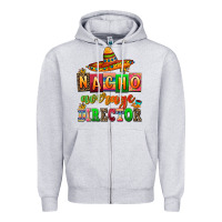 Heather Grey nacho average direktor Zipper Hoodie - AdoDesignShop