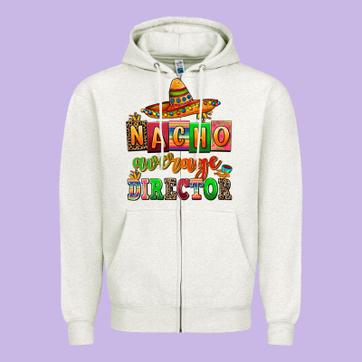Nacho Average Direktor Zipper Hoodie Designed By Adodesignshop