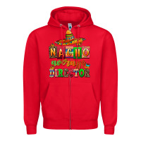 Red nacho average direktor Zipper Hoodie - AdoDesignShop