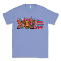 Colony Blue xoxo valentine's day highland cow Classic Tee - Jasminsmagicworld