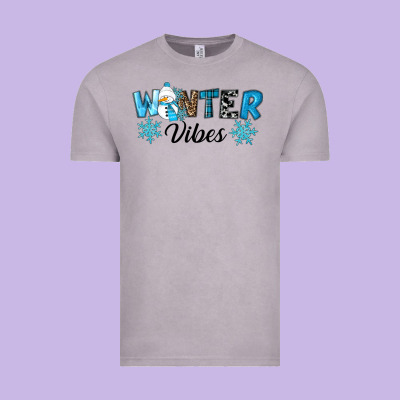 Winter Vibes Vintage Tee Designed By Ranaportraitstore