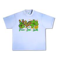 Grape Ice St. Patrick's Day Peace love luck Urban Heavy Tee - OliviaCreatesArt