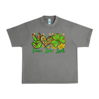 Tornado St. Patrick's Day Peace love luck Urban Heavy Tee - OliviaCreatesArt