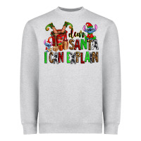 Heather Grey cup of chocolate and  with christmas stitch elf Heavyweight Sweatshirt - AdoDesignShop