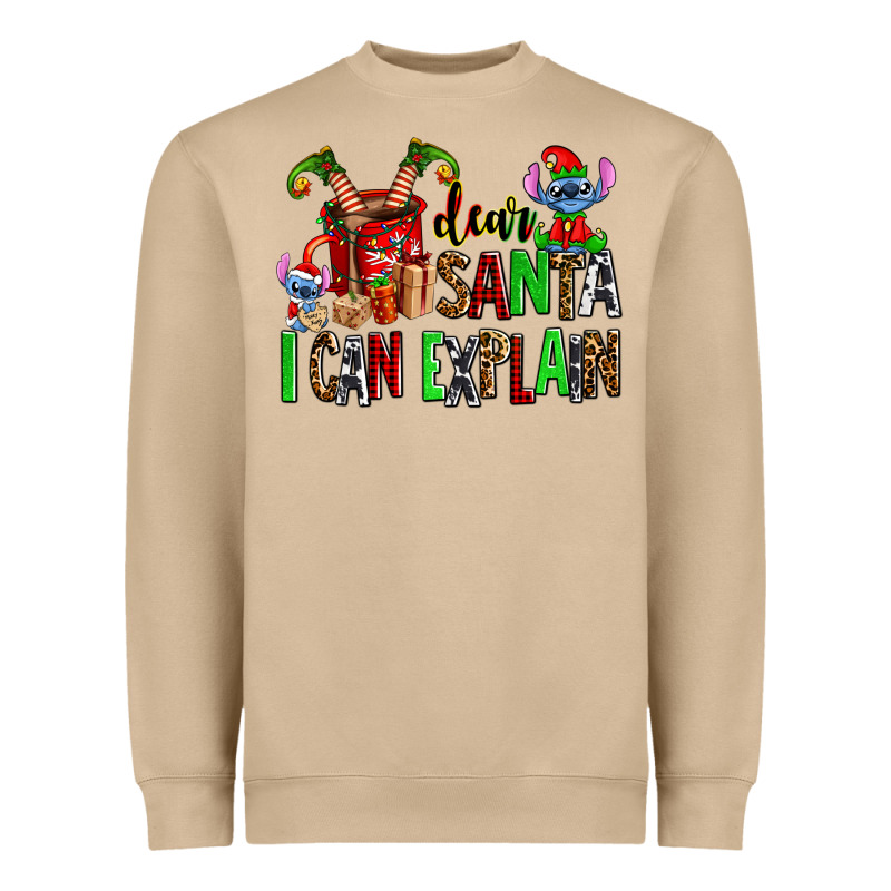 Cup Of Chocolate And  With Christmas Stitch Elf Heavyweight Sweatshirt by AdoDesignShop | Teevron