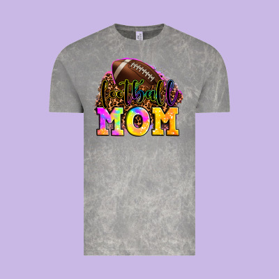 Football Mom Vintage Tee Designed By Oliviacreatesart