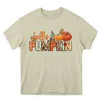 Mossy Hello pumpkin Heavy Core Tee - NancyCooperArtShop