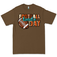Cacao Football kinda day Premium Tee - HowdyJamesFarm