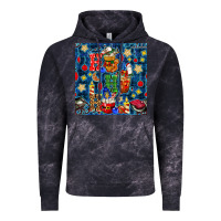 Cloud Black christmas ho ho ho with coffee cups and ornaments with plaid seamless  Vintage Hoodie - BundleAndBundleShop