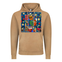 Vintage Camel christmas ho ho ho with coffee cups and ornaments with plaid seamless  Vintage Hoodie - BundleAndBundleShop