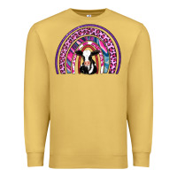 Antique Gold rainbow cow Premium Sweatshirt - AdoDesignShop