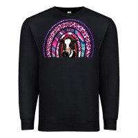 Black rainbow cow Premium Sweatshirt - AdoDesignShop