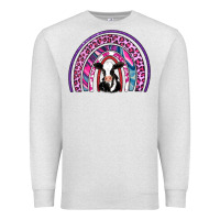 Oatmeal Heather rainbow cow Premium Sweatshirt - AdoDesignShop