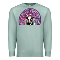 Seafoam rainbow cow Premium Sweatshirt - AdoDesignShop