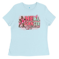 Heal Cancer Luke 1 37 Ladies Tee | Teevron