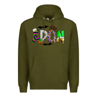 Army Green adon Premium Hoodie - CowhideDigitalArt